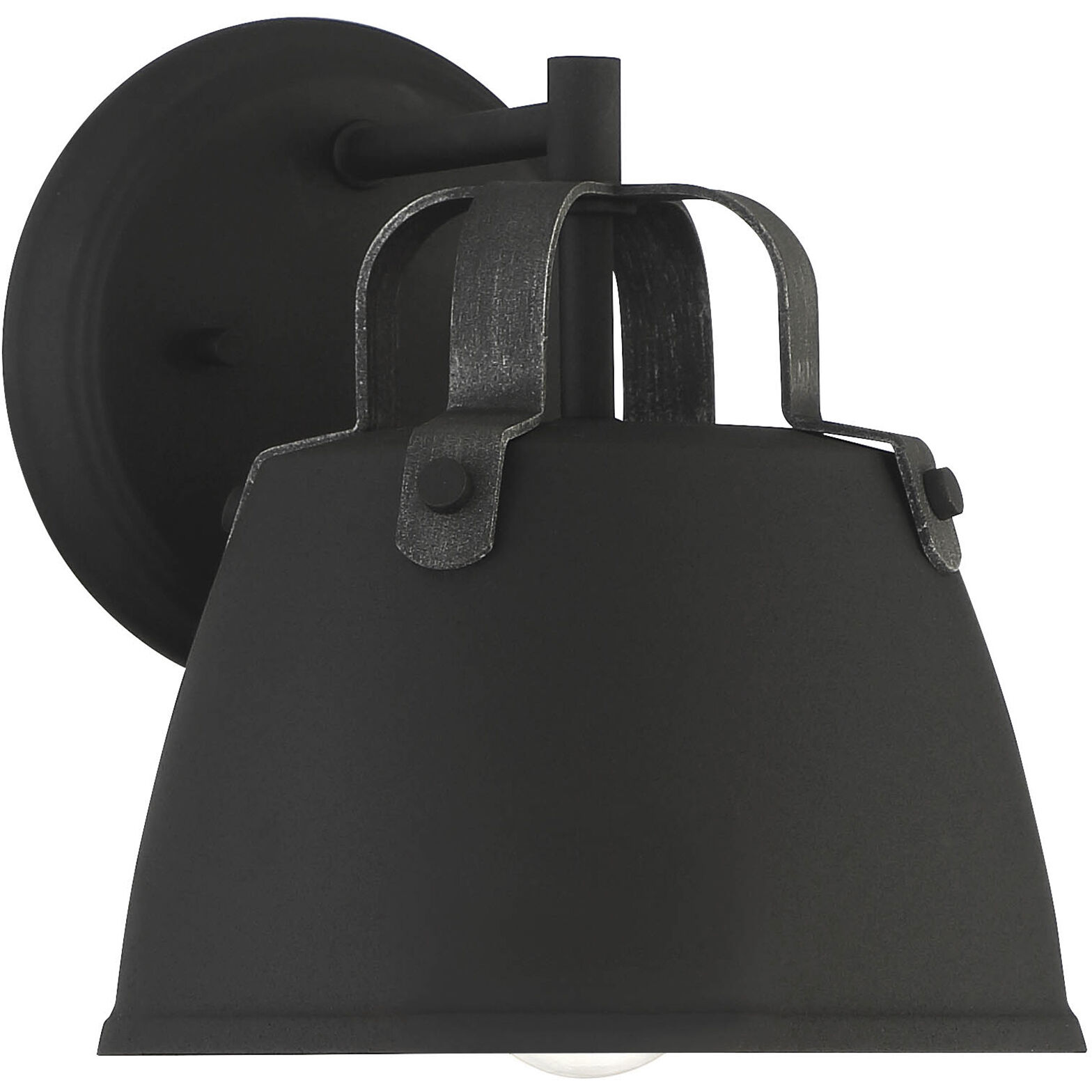 Albany 1 Light 9 inch Black Outdoor Wall Lantern